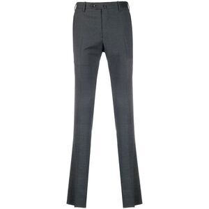 Pt Torino Men Grey Tailored Trousers